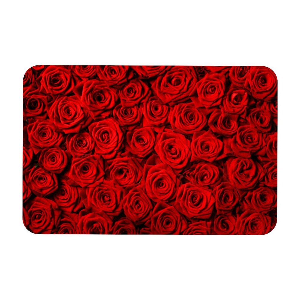 Multifunctional Desk Mat, 45.7 x 71.1 cm, Valentine's Day Rose Red, Dual-Purpose Mat for Office/Home