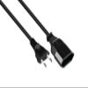 KABELMEISTER Euro Extension Cable, 1 m, 3-Pack, Type C Plug to Euro Socket, Black view 2