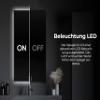 Artforma Frameless LED Bathroom Mirror, 80 x 60 cm, Custom-Made view 3