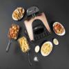 Bestron XL Deep Fryer, 4 L, 3 Baskets, 2000 W, Copper view 2