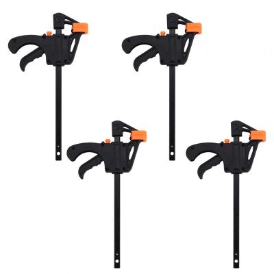 4-Piece One-Hand F Clamp Set, 20 x 11 cm