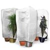 VOUNOT 3-Pack Winter Protection Bags for Potted Plants, Frost Covers with Zipper and Drawstring, 80 g/m², 120 x 180 cm view 1