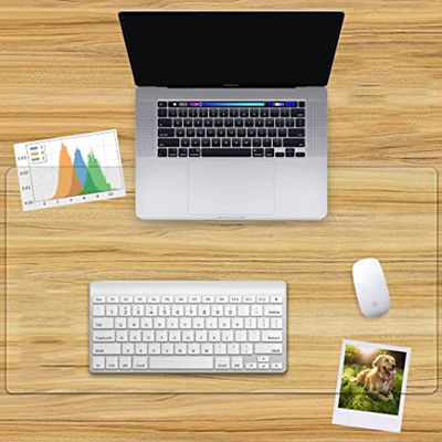 Transparent PVC Desk Mat, 60 x 30 cm