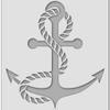 Anchor Stencil (82 x 60 cm) view 2