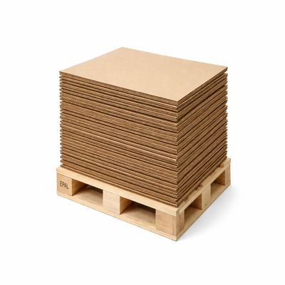 Brown Corrugated Cardboard Sheets for Pallets, 600 x 800 mm, Various Options