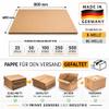 Brown Corrugated Cardboard Sheets for Pallets, 600 x 800 mm, Various Options view 2