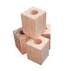 5 cm Furniture Risers, Pine Wood, Set of 4 (4 cm) view 1