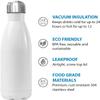 I Love You This Much Cute Cat Bird Hunting 350 ml Water Bottle, Thermos-Style Stainless Steel, BPA-Free, Silver, One Size view 2