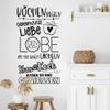 GRAZDesign Kitchen Rules Wall Decal, Funny Kitchen House Rules Sticker, Self-Adhesive, 101 x 57 cm, White view 3