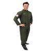 P'TIT CLOWN Fighter Pilot Costume - Air Pilot Suit for Carnival, Theme Parties, Costume Parties and Halloween - Adult Men - Jumpsuit - Khaki Green (S-M) view 3