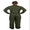 P'TIT CLOWN Fighter Pilot Costume - Air Pilot Suit for Carnival, Theme Parties, Costume Parties and Halloween - Adult Men - Jumpsuit - Khaki Green (S-M) view 4