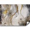 murando Abstract Non-Woven Photo Wallpaper, 150 x 105 cm, Gray Stone/Marble Look, 3D Effect view 1