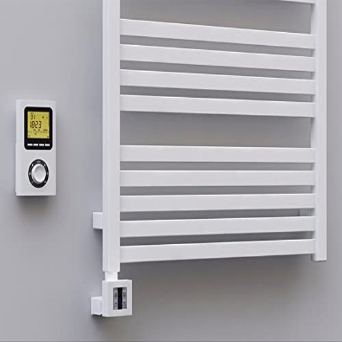 anapont Marlin Premium Electric Bathroom Radiator, 600 H x 600 W, White