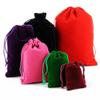 Egurs Velvet Drawstring Bags - Purple, 5 Pack view 4