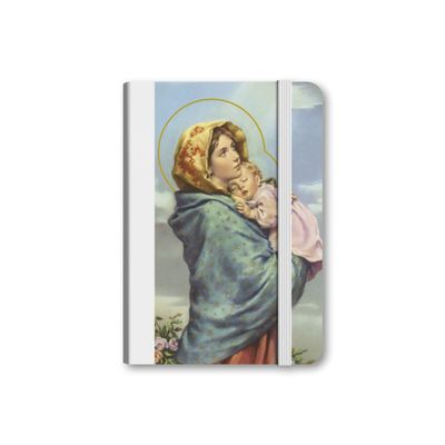 Fratelli Bonella | Hardcover Notebook with Elastic Closure and Madonna del Ferruzzi | Made in Italy
