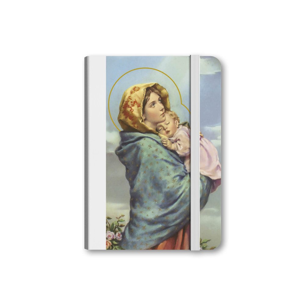Fratelli Bonella | Hardcover Notebook with Elastic Closure and Madonna del Ferruzzi | Made in Italy