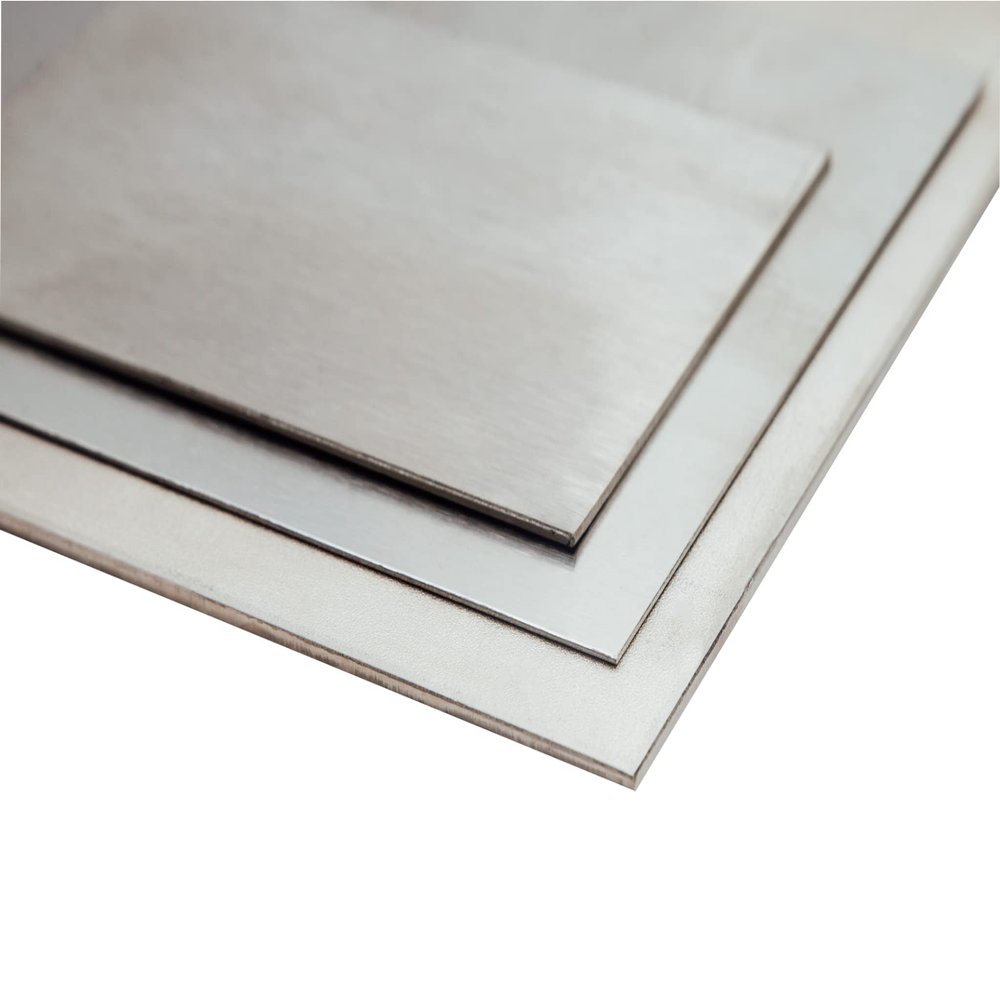 Nickel 200 Sheet 3 mm 2.4060 Plate Alloy 200 Ni 99.0% Cut to Size 150 x 400 mm
