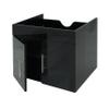 Mendler HWC-D16 FSC High-Gloss Vanity Unit 60 cm - Black view 1