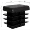 TIBU Rectangular Tube Inserts, 6-Pack, 30 x 20 x 2 mm view 2