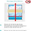 MW GROUP No-Drill Pleated Blind, Blue, 110 x 70 cm view 3