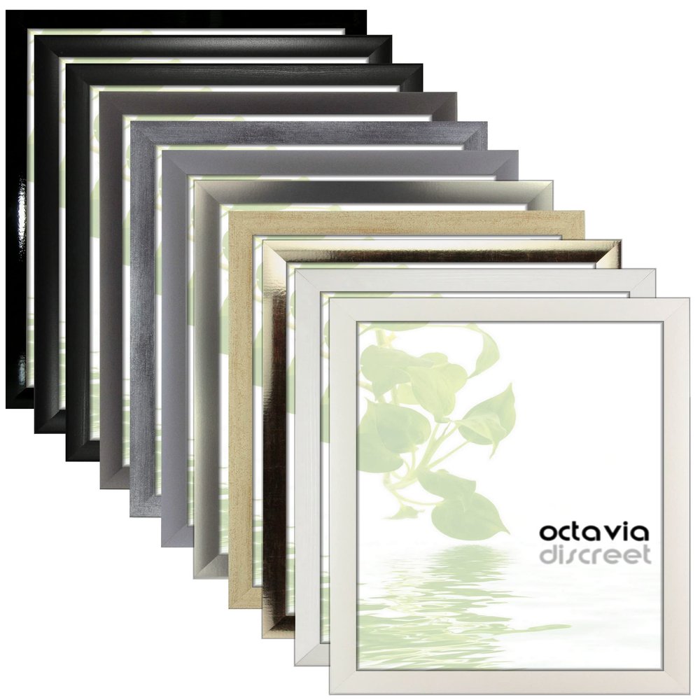 myposterframe Octavia Picture Frame 55 x 78 cm, Matte White, with Clear Acrylic Glass