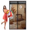 ERPENG Fly Screen Curtain, 120 x 270 cm, Magnetic Closure, No-Drill Adhesive Installation, Black A view 1