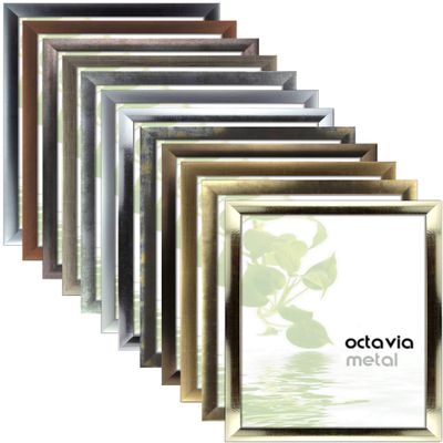 myposterframe Picture Frame 31 x 41 cm Octavia Gold Gloss with Matte Acrylic Glass