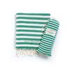 Green Petition Mare Beach Towel, Lightweight, 90 x 180 cm, Recycled and Organic Cotton Blend, Lime Green view 1