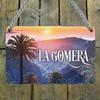 schilderkreis24 Metal Sign Collection 18 x 12 cm, City Motifs from Around the World: Décor & Gift Idea for World Travelers (La Gomera) view 4