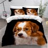 AOYNP Pyrenean Mastiff Duvet Cover Set, 200 x 200 cm, 3-Piece Microfiber view 1