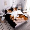 AOYNP Pyrenean Mastiff Duvet Cover Set, 200 x 200 cm, 3-Piece Microfiber view 3