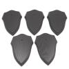 Generic 5-Piece Shield-Shaped Trophy Plaques, AF 19 x 11 cm, Pointed, Dark Oak, for Roe Deer Trophies view 2