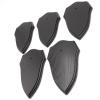 Generic 5-Piece Shield-Shaped Trophy Plaques, AF 19 x 11 cm, Pointed, Dark Oak, for Roe Deer Trophies view 4