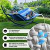 Potenza Outdoor Hammock with Tytan Stand for 2, XXL 220 x 160 cm, Blue view 4