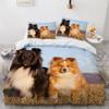 AOYNP Sheltie 3D Print Bedding Set, 200 x 200 cm, Soft Microfiber view 2
