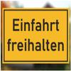 Keep Driveway Clear Sticker, Yellow, 10 x 6.6 cm view 2