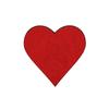 Red Wooden Heart – Painted Both Sides – 3–50 cm DIY Decoration view 2