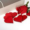 Red Wooden Heart – Painted Both Sides – 3–50 cm DIY Decoration view 3