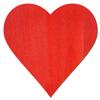 Red Wooden Heart for Décor and Crafts, 3–50 cm view 1
