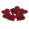 Dark Red Wooden Heart, Double-Sided Painted, 3–50 cm view 1