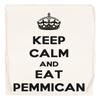 Keep Calm And Eat Pemmican Drawstring Sport Bag, Beige view 1