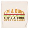 Goodburger Dude Beige Unisex Drawstring Gym Bag view 1