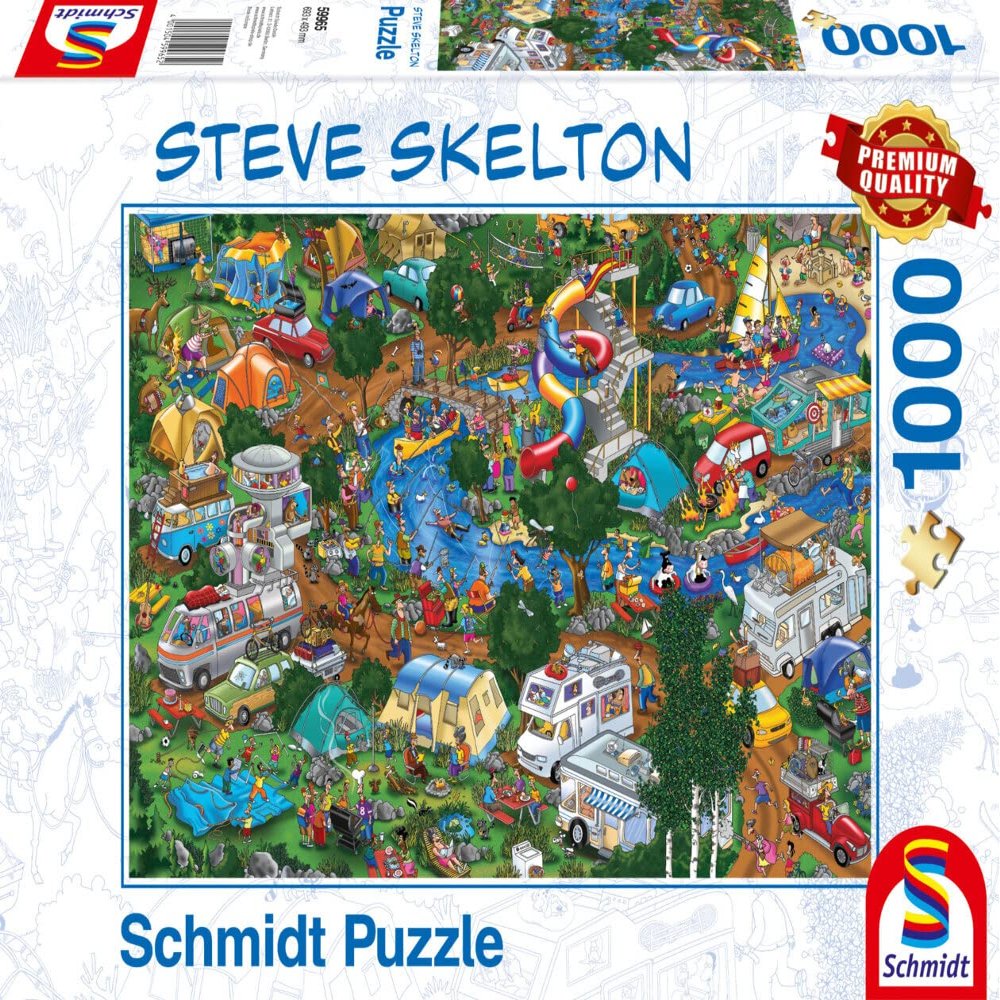 Schmidt Spiele 59965 Steve Skelton, A Break from Everyday Life, 1,000-Piece Puzzle