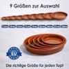 Wohnkult Round Plant Pot Saucer, 9 Sizes, 2 Colors (19 cm, Terracotta) view 2