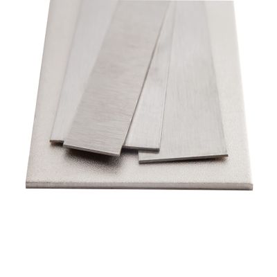 Nickel 200 Flat Bar 2.4060, 80 x 2 mm, 1 m Cut Length