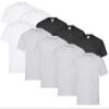 Fruit of the Loom HLKauf Bundle, 10-Pack Heavy T-Shirts, 4 Gray + 3 Black + 3 White + 1 HL Kauf Notepad, XXL view 1