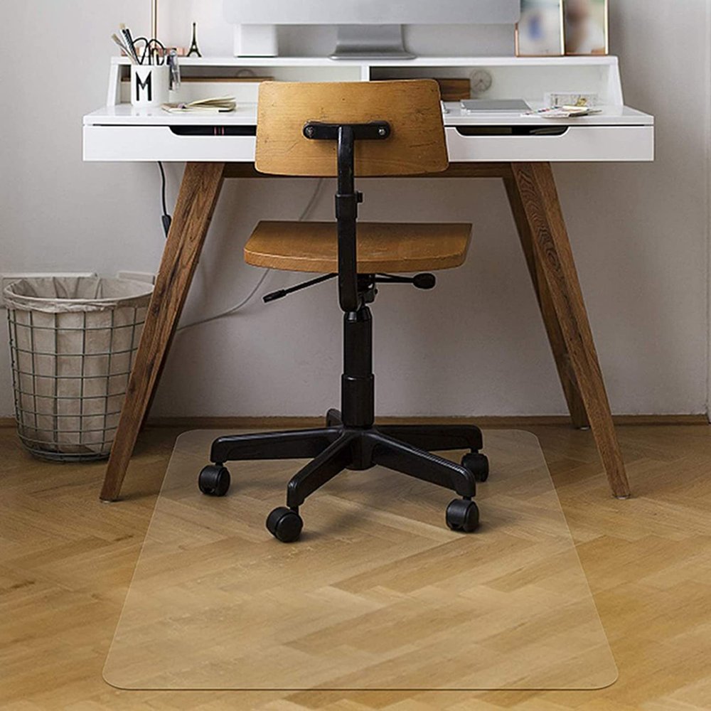 limiao123 Transparent PVC Chair Mat for Hard Floors, 1.5 mm, 50 x 170 cm