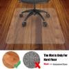 limiao123 Transparent PVC Chair Mat for Hard Floors, 1.5 mm, 50 x 170 cm view 3