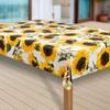 PVC Oilcloth Tablecloth G11, Lemon Tree Pattern, Yellow, 140 x 500 view 4