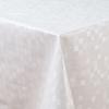 laro Washable PVC Tablecloth, Damask Gloss White, 118 x 300 cm view 3